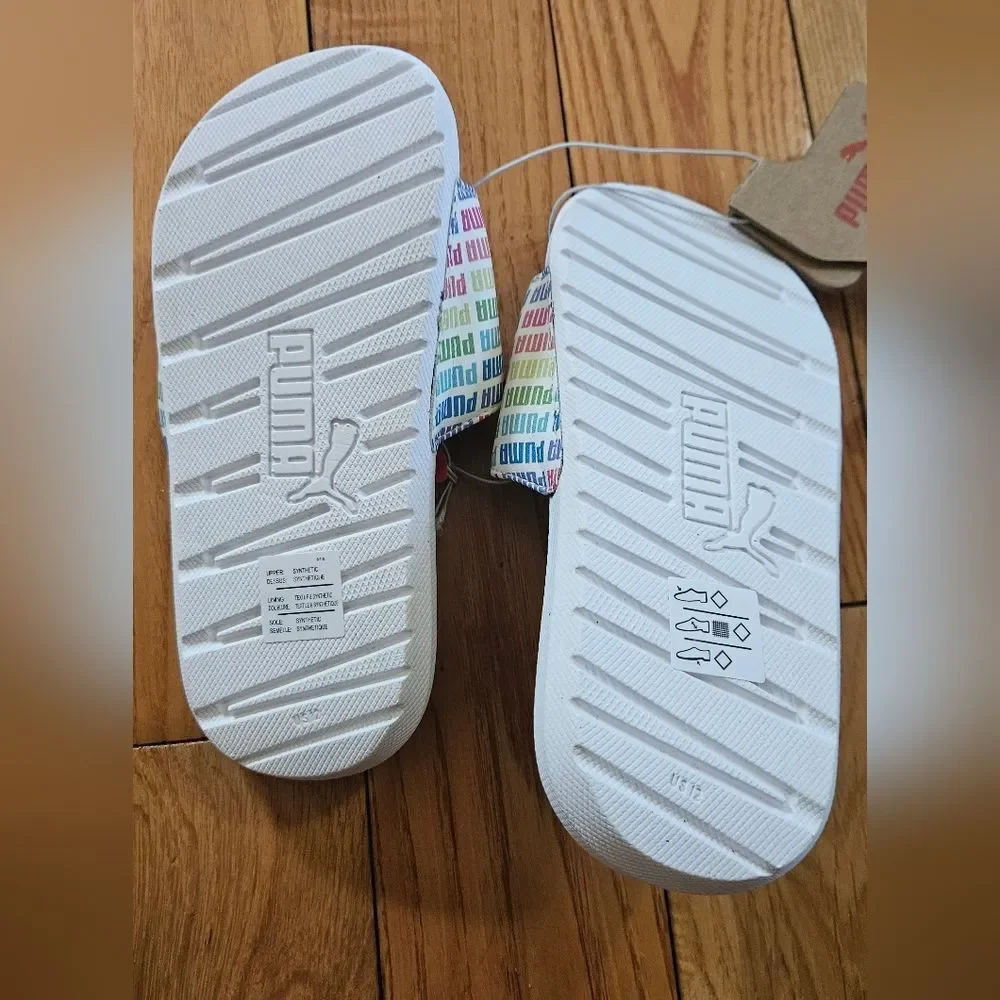 Puma Colorful Kid's Slides Size 12